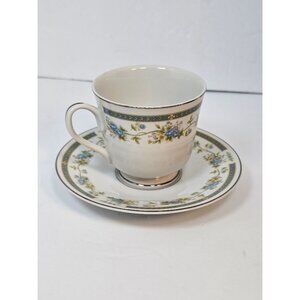 Four Crown China Cup and Saucer, Japan, Barclay 519